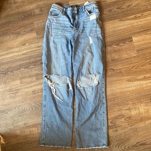 Never worn hollister Dad jeans